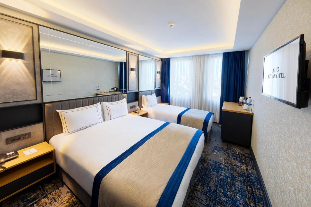 Ahg Atlas Hotel Taksim Istanboel Buitenkant foto